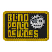 Iron On Blind Panic Devices Embroidered patches