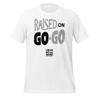 Image 3 of LOVEDCGOGO "RAISED ON GOGO - KINGS" Unisex Tee (see color options)