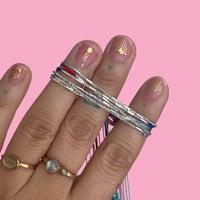 Image 1 of Tiny bars chain bracelet