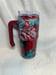 Image of #8 20oz Red Teal Cloud - Tania
