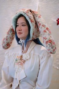 Image 1 of La Modiste: Grandma’s Quilted Couch Rabbit Hat