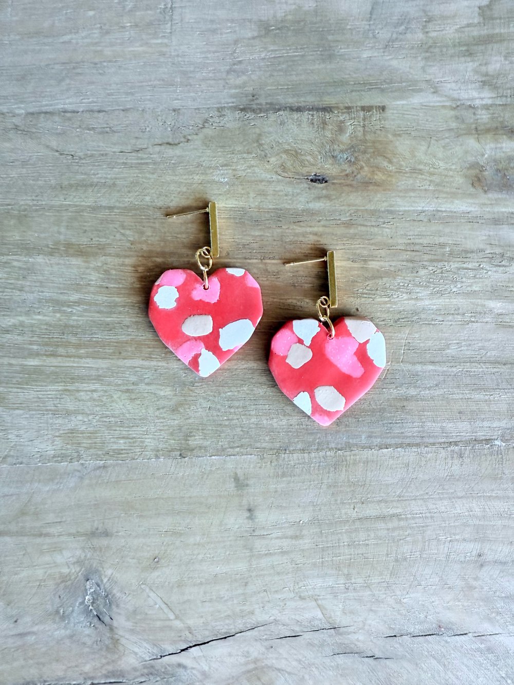 Image of Large Hearts in Valentines Mix - Gold