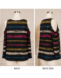 Image 4 of Large Ava James Open Shoulder top #920*8 (Gently Used)