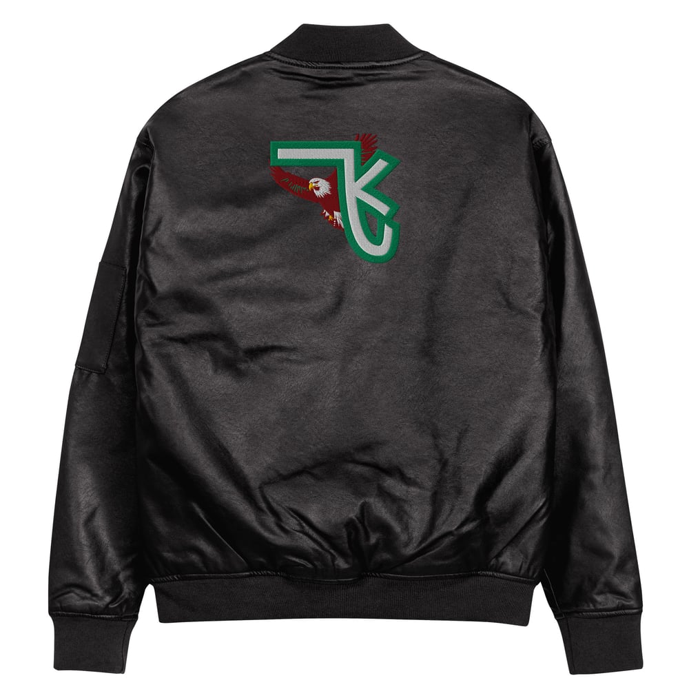 ZEN EXP - Eagles II “FLY” Leather Bomber Jacket