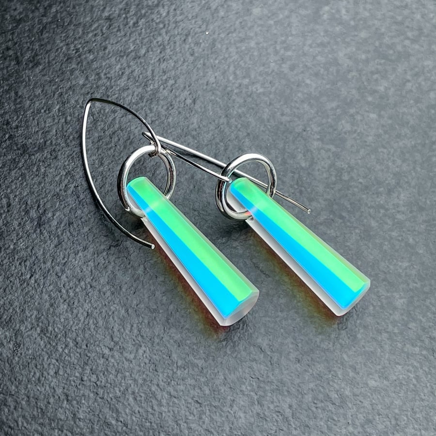 Image of Mint Spire Earrings