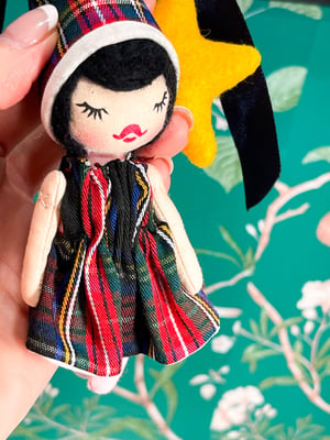 Image of ORNAMENT ELF ART DOLL #5