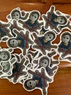Michael Myers Happy Halloween Sticker