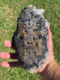 Image 10 of Laser Quartz Cluster In A Bed Of Hematite #1967