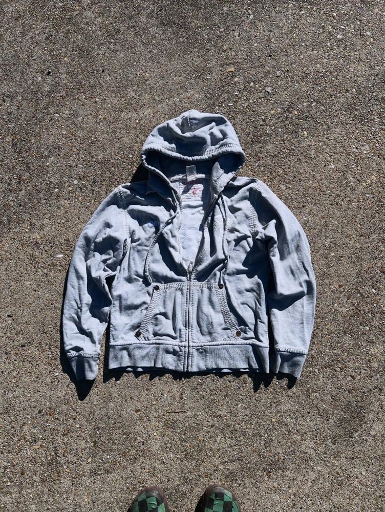 Image of True Religion Big QT Zip Up (Grey)
