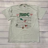 Image 1 of Vintage Fishing Word Tee - XL