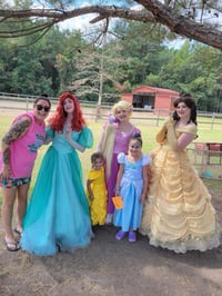 Image 12 of Princess Tea Party, colorful unicorns, princess appearance, snow fall, MORE! 