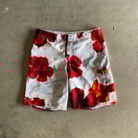 Image 1 of 90's QUIKSILVER FLORAL BOARDSHORTS