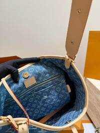 Image 11 of ĻV Vintage Denim Tote