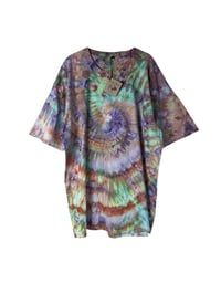 Image 9 of XXL Adult 100% Combed Cotton T-Shirt in Alchemy Spiral Ice Dye 