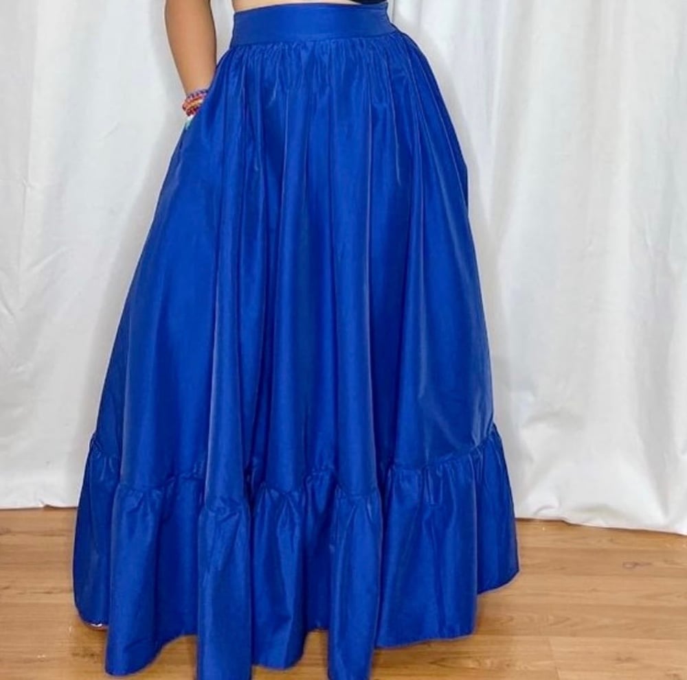 Image of Flare Maxi Skirt (Select/Color)