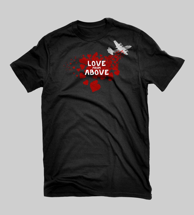 Image of Love From Above | Designed by Paul Jones