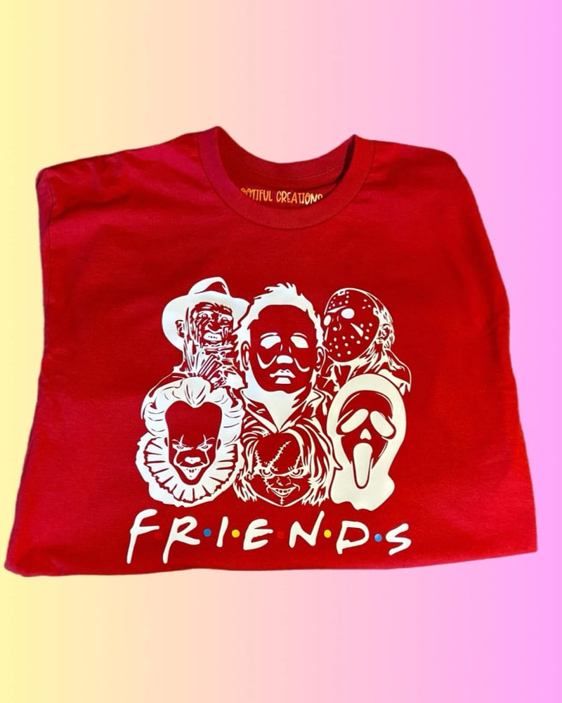 Image of FRIENDS Horror Movie Inspired Apparel