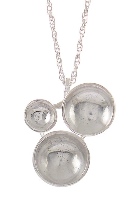 Image of Trine Necklace {silver}