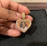 Image 4 of Small Heart picture pendant- Kid Friendly