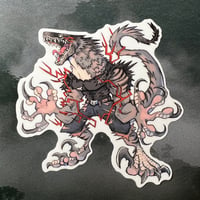 Wereraptor Sticker