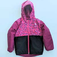 Image 1 of The North Face Snowquest Leopard-Print Insulated Jacket