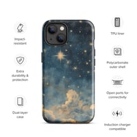 Image 23 of Celestial Night Sky Stars and Clouds Painting Tough Case for iPhone®