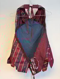 Image 11 of Tie top, bordeaux (xs-l)