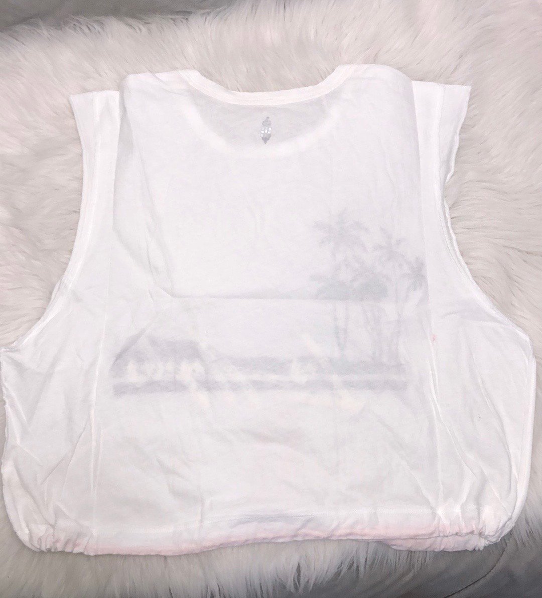 Image of Free People Cropped Los Angeles Graphic Tee