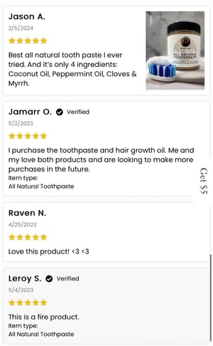 Image of All Natural Toothpaste