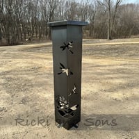 Image 5 of Garden Column - Water Lily & Dragon Flies 