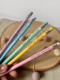 Image 1 of Simple Reminder You are... Set of 5 Pencils 