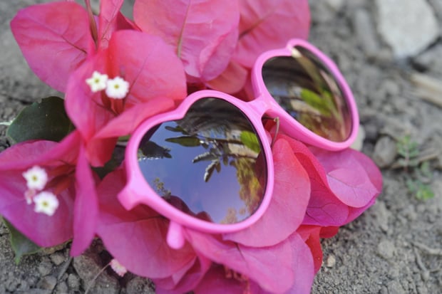 Image of Lovely Heart Eye Sunglasses
