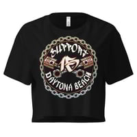 Black crop circle chain