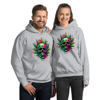 Image 1 of Weed Skull 2 Unisex Hoodie