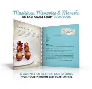Image of Autographed Musicians, Memories & Morsels~An East Coast Story Cook Book (save $10!