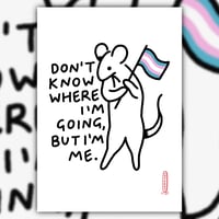 "PRIDE RAT" A4 PRINT