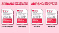 Image 3 of PRE-ORDER: Arirang Tour 2026 Memory Card Pin