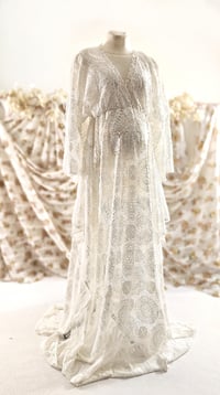 Image 1 of Off white lace dress for photoshoots | Colette | size M | off white | maternity photo props