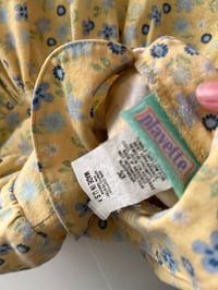Image 3 of Vtg yellow Floral top 