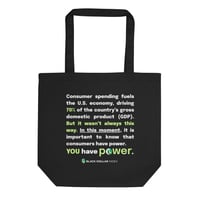 Image 1 of Empowered. | Eco Tote Bag