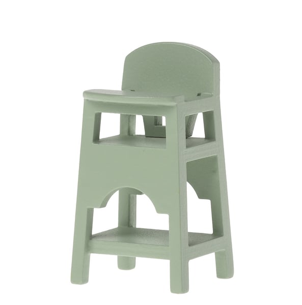 Image of Maileg High Chair Mouse mint 2024 (PRE-ORDER ETA Late April)
