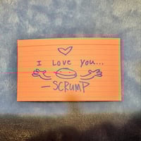 Image 2 of Handdrawn Scrump- index card