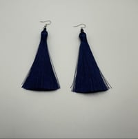 Image 5 of Long tassle earring (deep edition) 