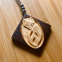 Image 1 of Fox Relief Carved Necklace Pendant 