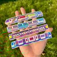 Pride Trains Stickers