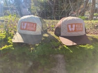 Image 1 of Quilted Binoculars Logo Snap-back Hat