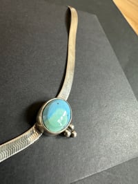 Image 4 of Herringbone Bubbles & Golden Hills Turquoise 