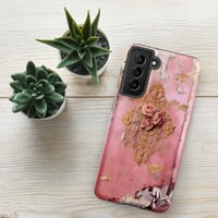 Image 20 of Pastel Pink Tattered Texture Rose Gold Goth Lolita Kawaii Inspired Tough case for Samsung®