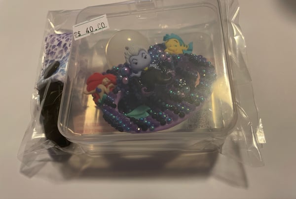 Image of Sea Witch Adult Pacifier and Pacifier Clip Set