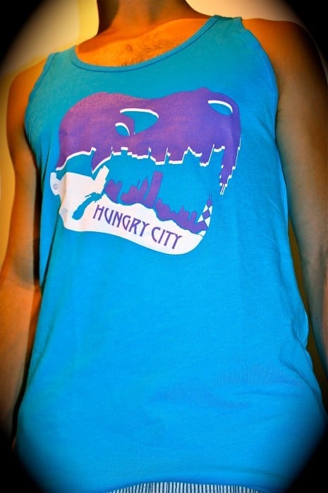 Image of Hungry City Tank - Blue